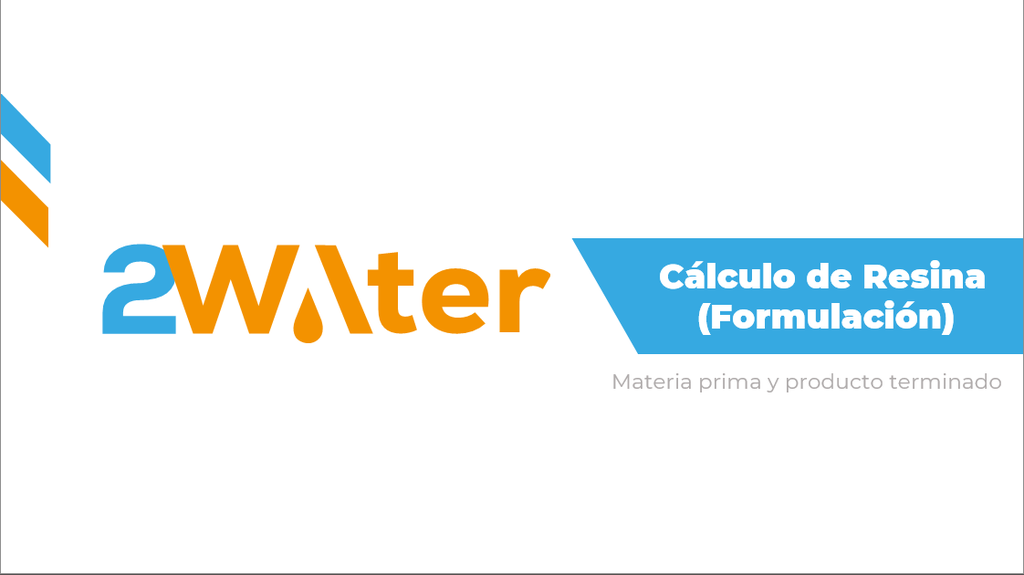Cálculo de Resina (Formulación)